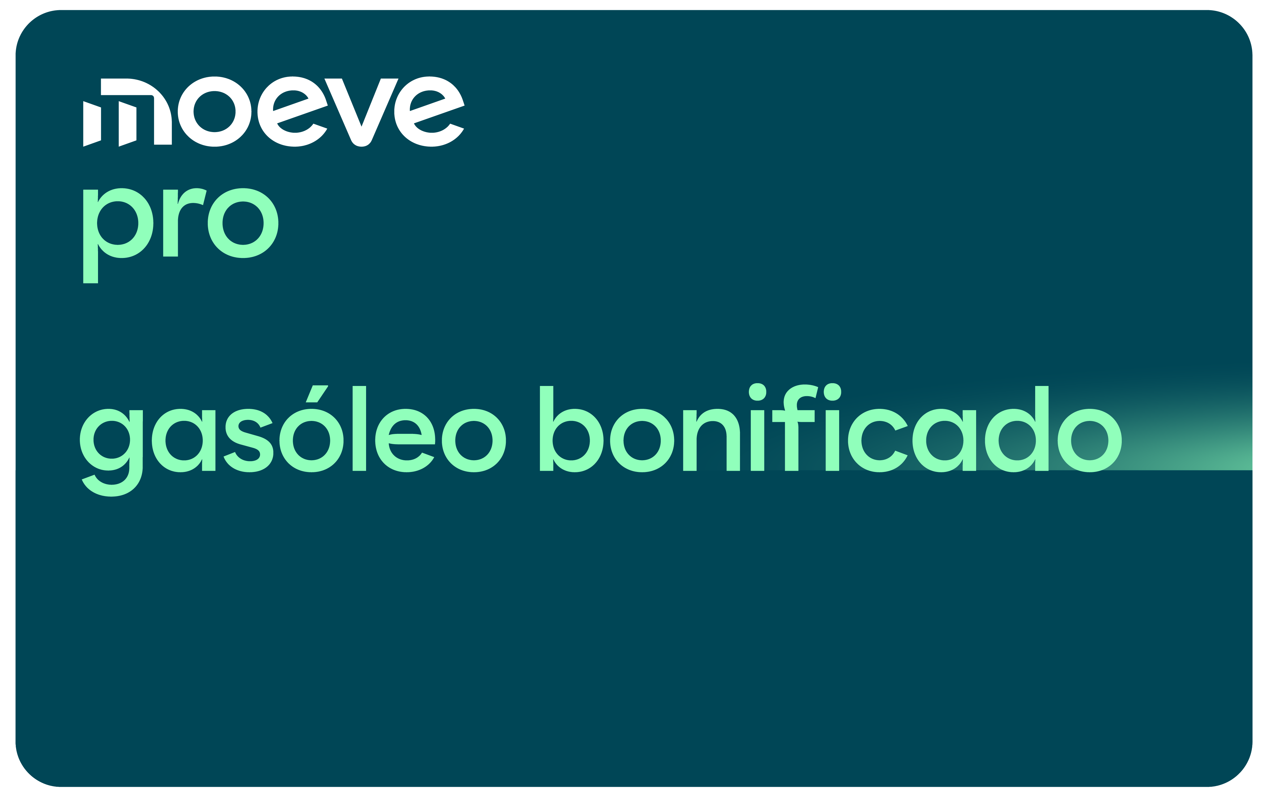 Moeve pro Gasóleo Bonificado