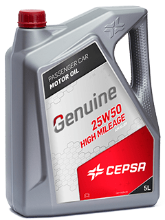 CEPSA GENUINE 25W50 HIGH MILEAGE